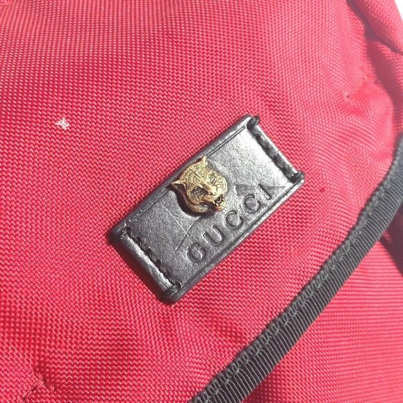 GUCCI 429037 Taiga head Techno Logo Sherry Line Web Line bag Backpack main image 15